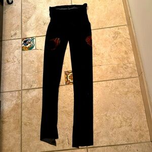 Maniac Corp Japan Runway Velvet Leggings